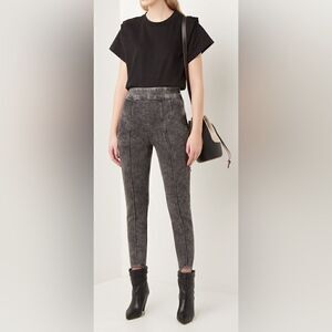 Isabel Marant Nanouli high waist stirrup skinny jeans in faded black.  38. NWT